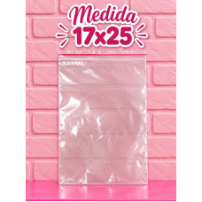 BOLSA CIERRE ZIPLOC 17x25 (50 uni)