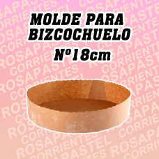 MOLDE BIZCOCHUELO Nº 18 MOLDE BIZCOCHUELO Nº 18