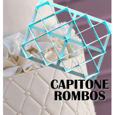 CAPITONE ROMBOS 19CM X 14CM