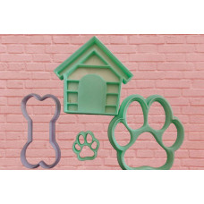 SET X4 CORTANTE MARCADOR CASA HUELLA HUESO