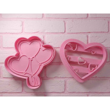 SET CORTANTE CORAZON LOVE 3D X2 