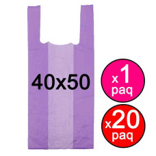 BOLSA CAMISETA 40X50 COLOR