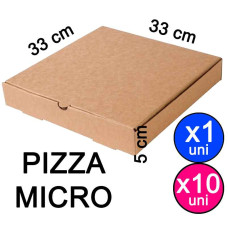 CAJA PIZZA MICRO 33x33x5