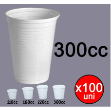 VASO PLASTICO 300cc x100