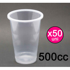 VASO PLASTICO 500cc x50