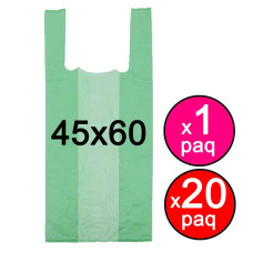 BOLSA CAMISETA 45x60 COLOR