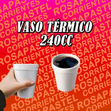 VASO TERMICO 240cc x100 VASO TERMICO 240cc x100