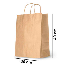 BOLSA C/MANIJA KRAFT Nº 5 30x40