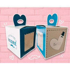 CAJA MANIJA VISOR FELIZ DIA DEL PADRE 11x11
