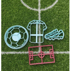 SET CORTANTES FUTBOL X4 3D
