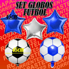 SET 5 GLOBOS FUTBOL