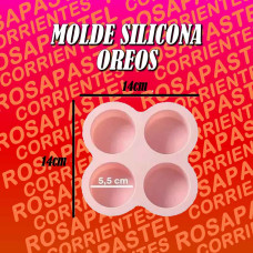 MOLDE SILICONA 4 OREOS