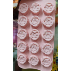 MOLDE SILICONA BOMBON 15 ROSAS