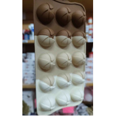 MOLDE SILICONA 15 BOMBONES PELOTITAS