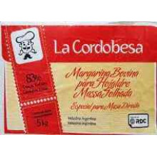 MARGARINA HOJALDRE 5kg MARGARINA HOJALDRE 5kg