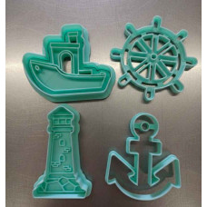 SET 4 CORTANTE MARCADOR MARINERO 3D