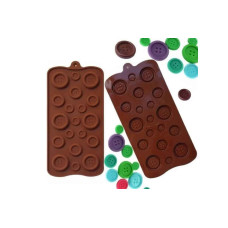 MOLDE SILICONA BOMBONES BOTONES