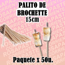 PALITO BROCHETTE 15cm x50