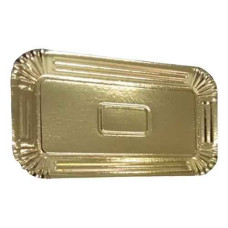 BANDEJA CARTON DORADA PIONONO 33x20