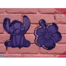 SET 2 CORTANTES STITCH 3D