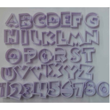 SET CORTANTE LETRAS Y NUMEROS 3D