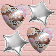 SET GLOBOS DIA DE LA MADRE X4