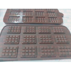 MOLDE SILICONA 12 TABLETAS DE CHOCOLATE