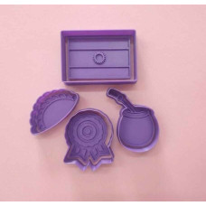SET CORTANTE TRADICION ARGENTINA X4
